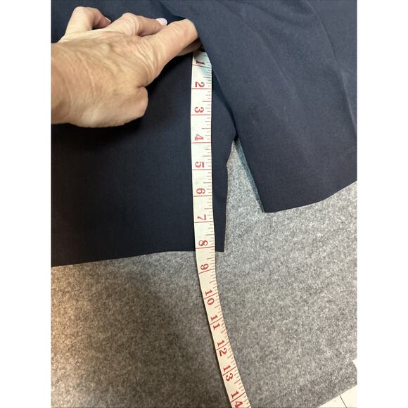 2 Pr. Tehama Shorts Navy /black Clint Golf Rayon Blend 8” Inseam Men's 36 Pleats - Picture 7 of 14